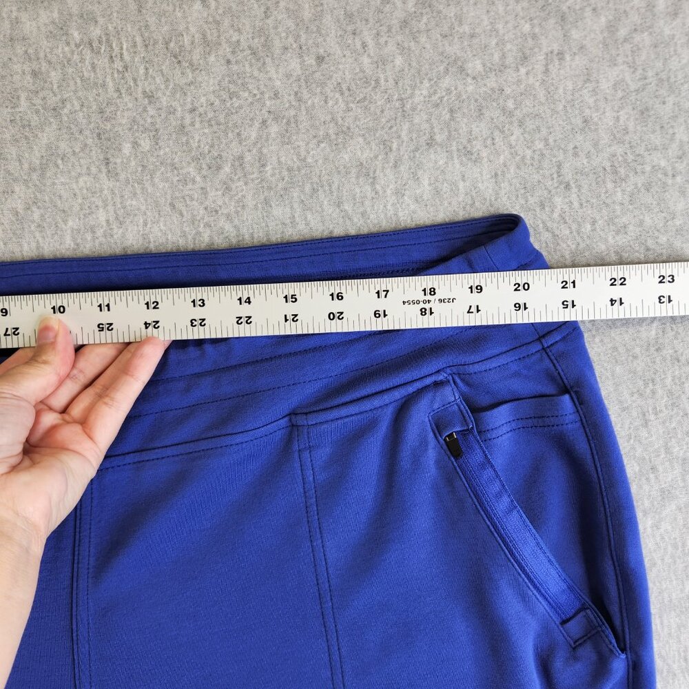 Jaanuu Scrub Pants Womens 2X Blue 10 Pocket Jogger Cargo Jersey Knit Drawstring - Picture 8 of 15